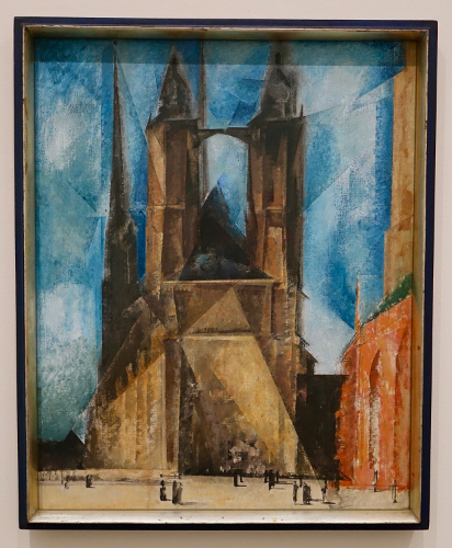 L'église du marché, le soir (1930) - Lyonel FEININGER