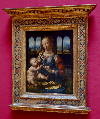 La Madone à l'œillet (1473) - Léonard de VINCI