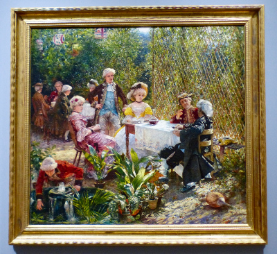 Sous la pergola (1882) - Alexandre GIERYMSKI