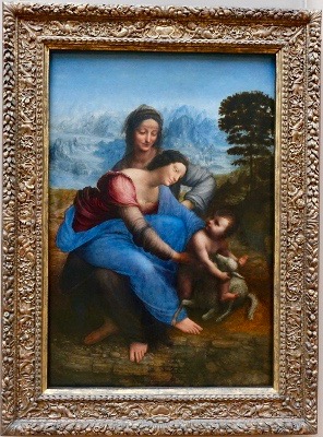 La Vierge, l'Enfant Jésus et sainte Anne (1503-1519) - Léonard de Vinci