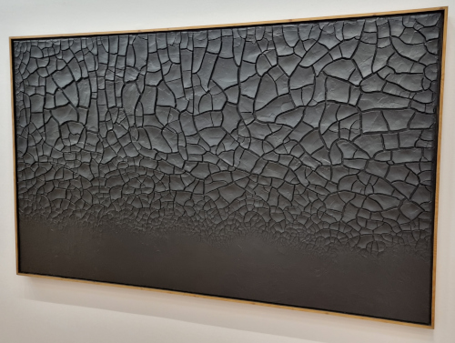 Grande lézarde noire (1977) - Alberto Burri